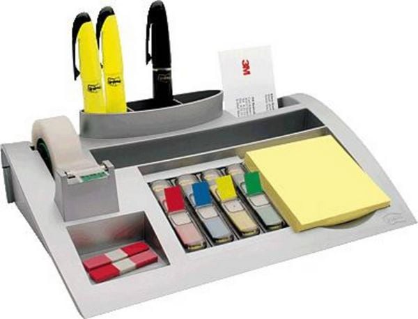Produktbild: Post-it&reg; Tisch-Organizer, silber