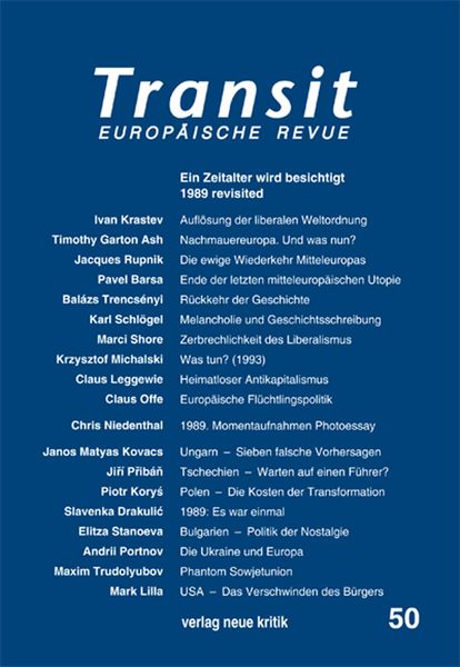 Produktbild: Transit 50. Europ&auml;ische Revue