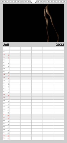 Produktbild: Familienplaner M&Auml;NNER - AKTE ZWISCHEN KRAFT UND SINNLICHKEIT (Wandkalender 2022 , 21 cm x 45 cm, hoch)