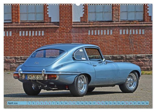 Produktbild: Jaguar E-Type - Die Raubkatze (hochwertiger Premium Wandkalender 2026 DIN A2 quer), Kunstdruck in Hochglanz