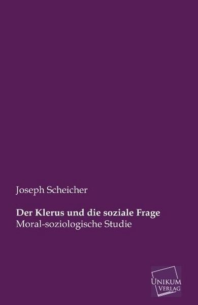 Produktbild: Scheicher, J: Klerus und die soziale Frage