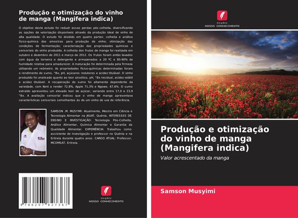 Produktbild: Produ&ccedil;&atilde;o e otimiza&ccedil;&atilde;o do vinho de manga (Mangifera indica)