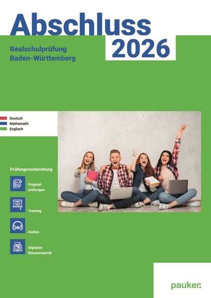 Abschluss 2026 - Realschule Baden-Württemberg - Aufgabenband, Taschenbuch von Bergmoser + Höller Verlag AG, Hutt lernhilfen ein Imprint von Bergmoser