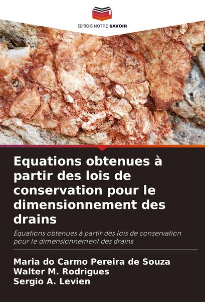 Produktbild: Equations obtenues &agrave; partir des lois de conservation pour le dimensionnement des drains