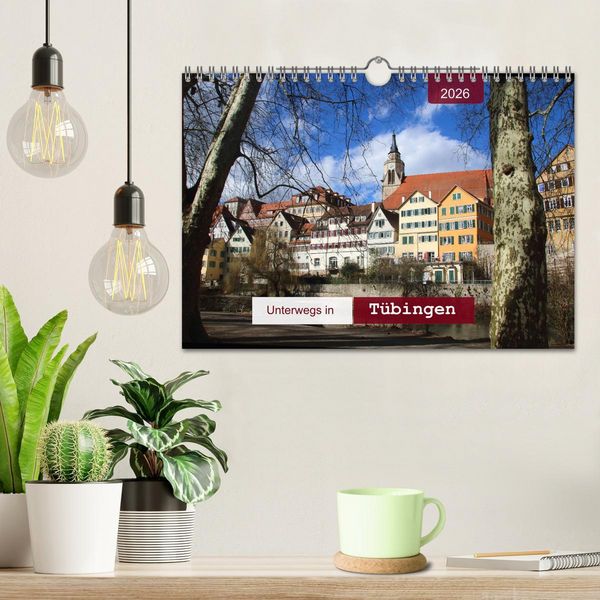 Produktbild: Unterwegs in T&uuml;bingen (Wandkalender 2026 DIN A4 quer), CALVENDO Monatskalender