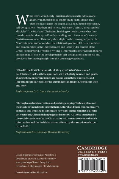Produktbild: Self-Designations and Group Identity in the New Testament