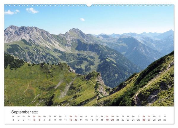 Produktbild: Bergerlebnisse im Tannheimer Tal (hochwertiger Premium Wandkalender 2026 DIN A2 quer), Kunstdruck in Hochglanz