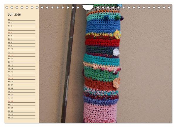 Produktbild: Urban Knitting L&uuml;neburg (Wandkalender 2026 DIN A4 quer), CALVENDO Monatskalender