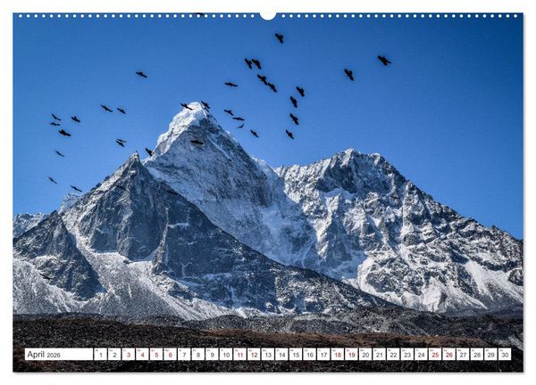 Produktbild: Nepal- Trekking durchs Hochgebirge (hochwertiger Premium Wandkalender 2026 DIN A2 quer), Kunstdruck in Hochglanz