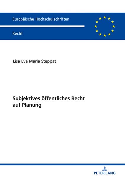 Produktbild: Subjektives &ouml;ffentliches Recht auf Planung