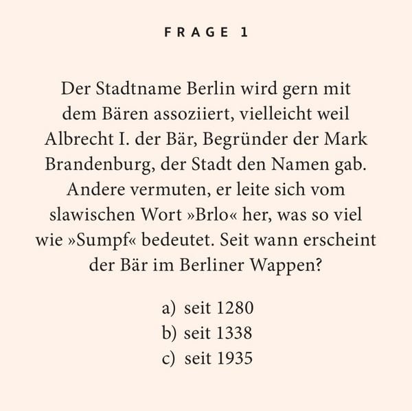 Produktbild: Berlin-Quiz