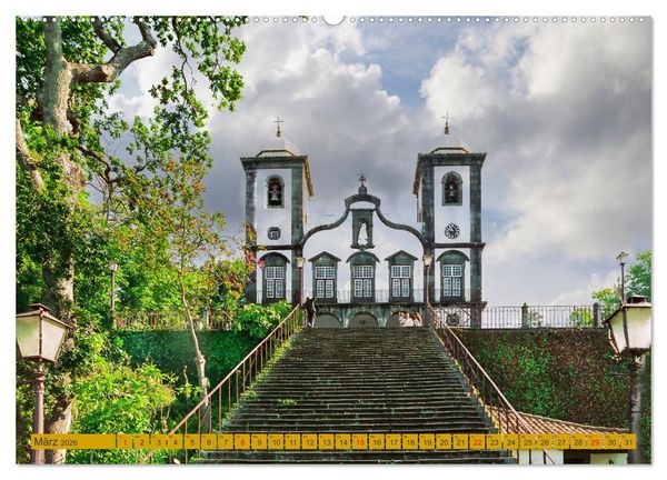 Produktbild: Madeira, Insel im ewigen Fr&uuml;hling (hochwertiger Premium Wandkalender 2026 DIN A2 quer), Kunstdruck in Hochglanz