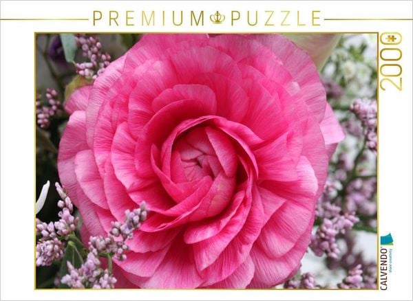 Produktbild: CALVENDO Puzzle Perfekte Ranunkelbl&uuml;te | 2000 Teile Lege-Gr&ouml;&szlig;e 90x67cm Foto-Puzzle f&uuml;r gl&uuml;ckliche Stunden