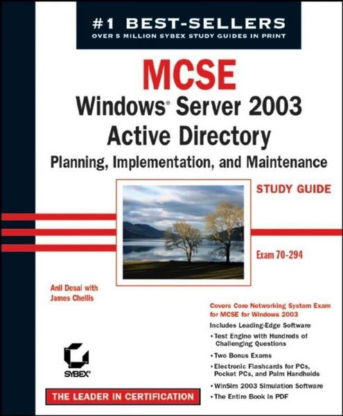 Produktbild: MCSE Windows Server 2003 Active Directory Planning Implementation, and Maintenance Study Guide
