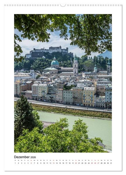 Produktbild: Wundersch&ouml;nes SALZBURG (Wandkalender 2026 DIN A2 hoch), CALVENDO Monatskalender