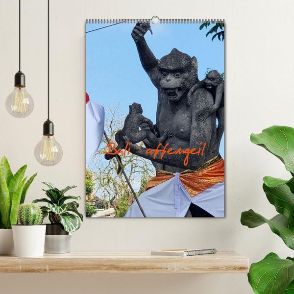 Produktbild: Bali - affengeil (Wandkalender 2026 DIN A2 hoch), CALVENDO Monatskalender