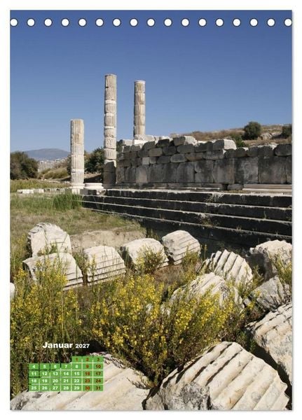 Produktbild: Lykische K&uuml;ste - Historische Landschaft am t&uuml;rkischen Mittelmeer (Tischkalender 2027 DIN A5 hoch), CALVENDO Monatskalender