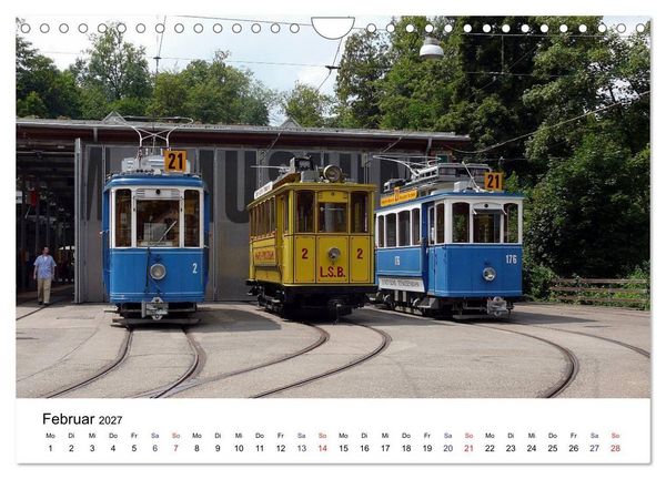 Produktbild: Stra&szlig;enbahnen in Europa (Wandkalender 2027 DIN A4 quer), CALVENDO Monatskalender