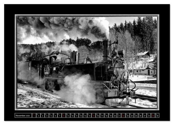 Produktbild: Die Pre&szlig;nitztalbahn (Tischkalender 2026 DIN A5 quer), CALVENDO Monatskalender