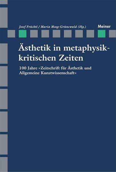 Produktbild: &Auml;sthetik in metaphysikkritischen Zeiten