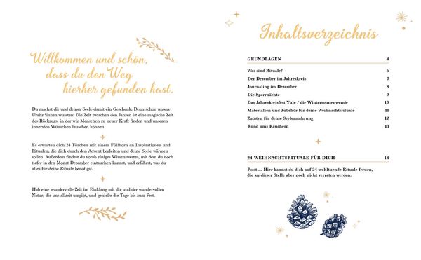 Produktbild: Mein Adventskalender-Buch: Weihnachtsrituale f&uuml;r die Seele