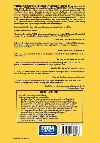 Produktbild: VHDL Answers to Frequently Asked Questions
