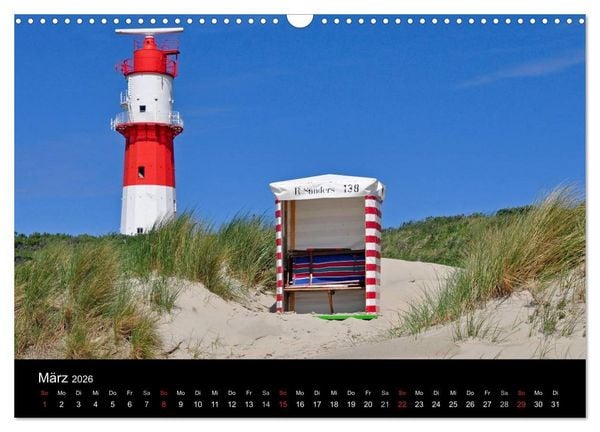 Produktbild: Ostfriesische Inseln (Wandkalender 2026 DIN A3 quer), CALVENDO Monatskalender