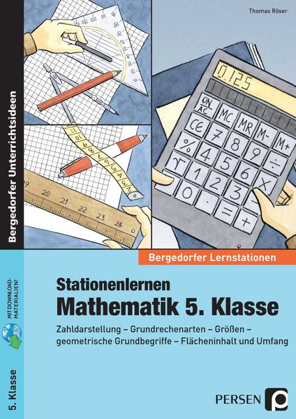 Stationenlernen Mathematik 5. Klasse, Sonstige von Thomas Röser, Persen Verlag in der AAP Lehrerwelt GmbH