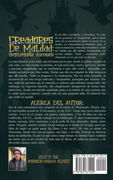 Produktbild: Creadores de Maldad