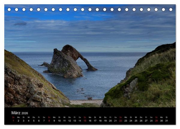 Produktbild: Schottland Landschaften (Tischkalender 2026 DIN A5 quer), CALVENDO Monatskalender