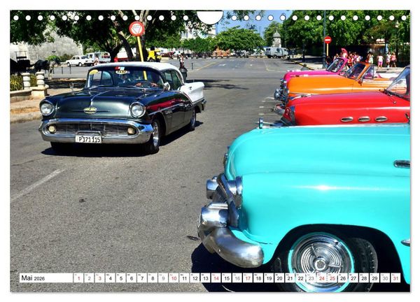 Produktbild: Golden Rocket 88 - Oldsmobile 1957 in Kuba (Wandkalender 2026 DIN A4 quer), CALVENDO Monatskalender