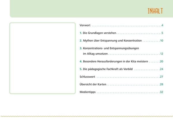 Produktbild: Zur Ruhe kommen in der Kita
