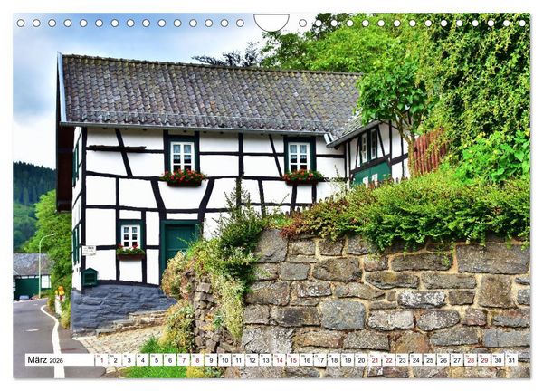 Produktbild: Fachwerkh&auml;user - Historische Geb&auml;ude rund um Simmerath (Wandkalender 2026 DIN A4 quer), CALVENDO Monatskalender
