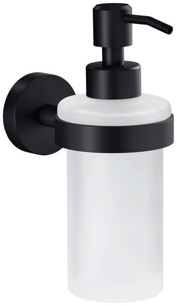 Produktbild: Tesa MOON BLACK 40565-00000-00 Seifenspender 200ml Schwarz (matt), Glas satiniert