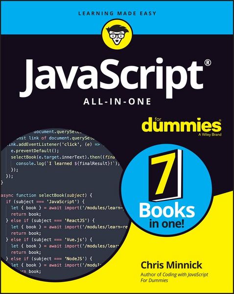 Produktbild: JavaScript All-in-One For Dummies