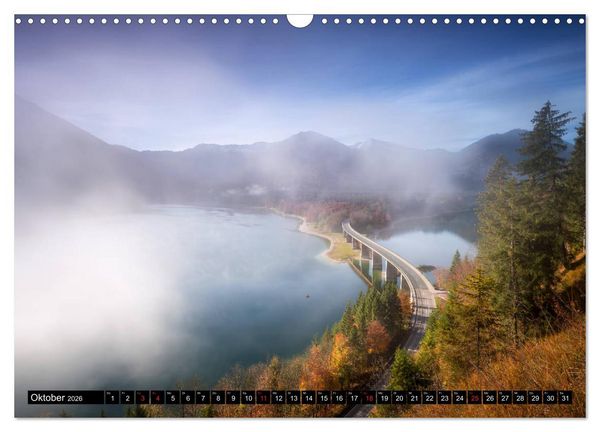 Produktbild: Bayerische Landschaften (Wandkalender 2026 DIN A3 quer), CALVENDO Monatskalender