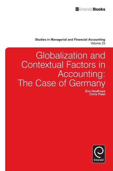 Produktbild: Globalisation and Contextual Factors in Accounting