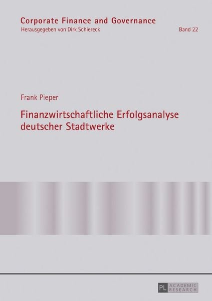 Produktbild: Finanzwirtschaftliche Erfolgsanalyse deutscher Stadtwerke
