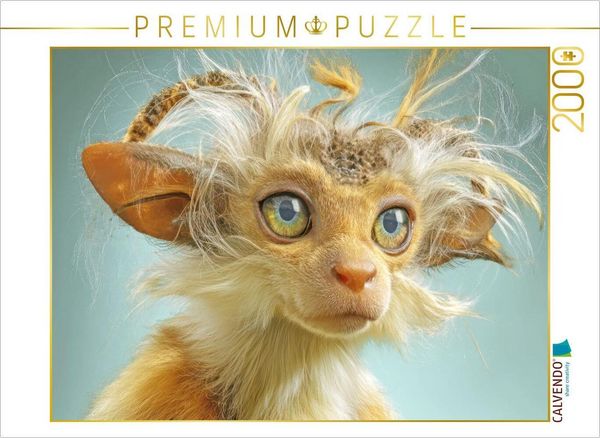 CALVENDO Puzzle Entzückend seltsame Tierwesen | 2000 Teile Lege-Größe 90x67cm Foto-Puzzle für glückliche Stunden