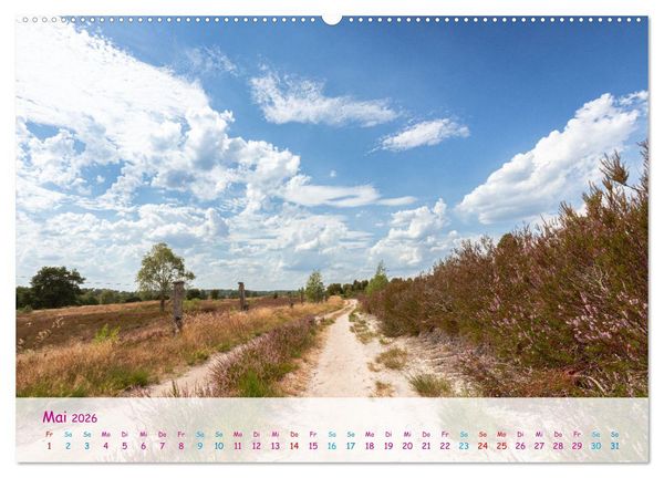 Produktbild: Im Herzen der L&uuml;neburger Heide (Wandkalender 2026 DIN A2 quer), CALVENDO Monatskalender