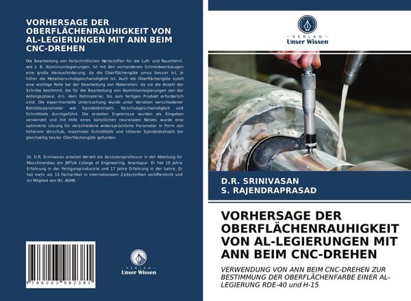 Produktbild: Vorhersage der Oberfl&auml;chenrauhigkeit von Al-Legierungen mit Ann Beim Cnc-Drehen