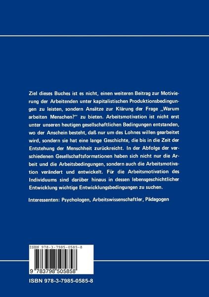 Produktbild: Arbeitsmotivation