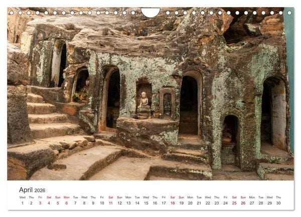 Produktbild: Life in Myanmar, Burma (Wall Calendar 2026 DIN A4 landscape), CALVENDO 12 Month Wall Calendar