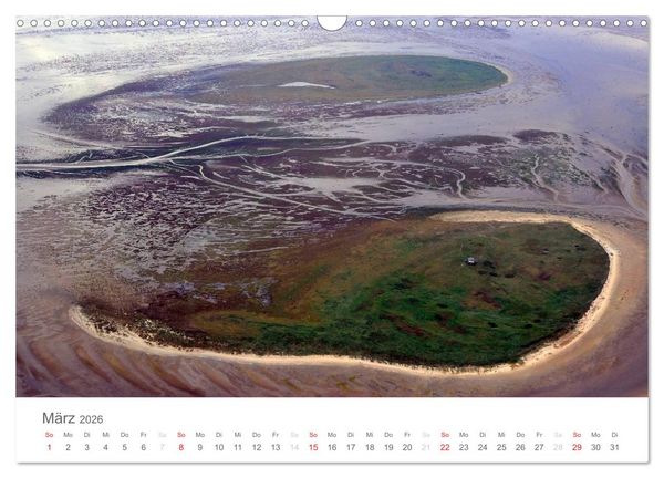 Produktbild: Nordfriesische Inseln im Auge des Fotografen (Wandkalender 2026 DIN A3 quer), CALVENDO Monatskalender