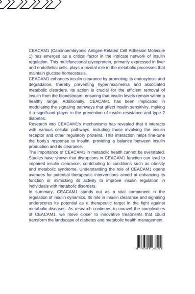 Produktbild: Unveiling CEACAM1: A Key Player in Insulin Clearance and Regulation