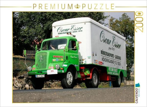 CALVENDO Puzzle Ein Motiv aus dem Kalender Klassische Lastkraftwagen | 2000 Teile Lege-Größe 90x67cm Foto-Puzzle für glückliche Stunden