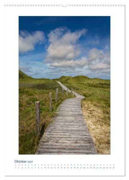 Produktbild: Insel Amrum - Friesische Impressionen (hochwertiger Premium Wandkalender 2027 DIN A2 hoch), Kunstdruck in Hochglanz