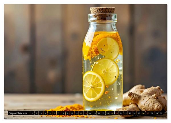 Produktbild: Eiskalt erwischt - Aromawasser (Wandkalender 2026 DIN A2 quer), CALVENDO Monatskalender