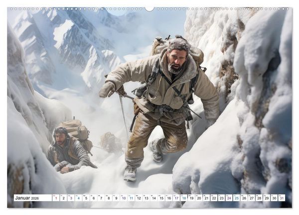 Produktbild: Imposante Bergwelt (hochwertiger Premium Wandkalender 2026 DIN A2 quer), Kunstdruck in Hochglanz