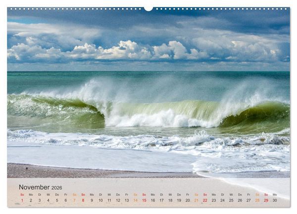 Produktbild: Andalusische Atlantikk&uuml;ste (Wandkalender 2026 DIN A2 quer), CALVENDO Monatskalender